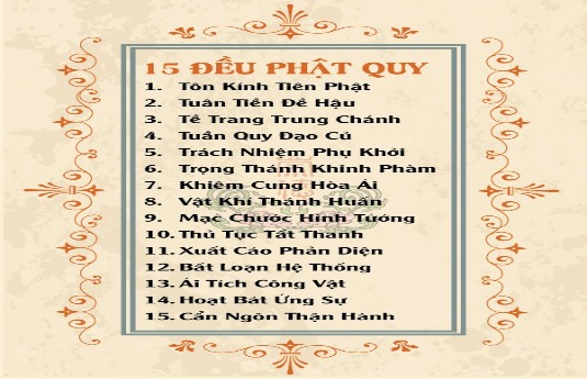 15 Điều Phật Quy