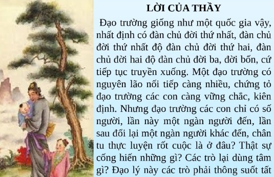 Lời Của Thầy 1