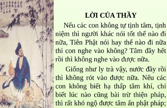 Lời Của Thầy