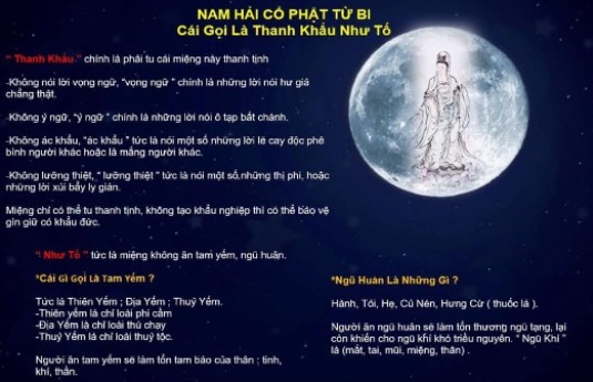 Nam Hải Cổ Phật Từ Bi - Cái Gọi Là Thanh Khẩu Như Tố
