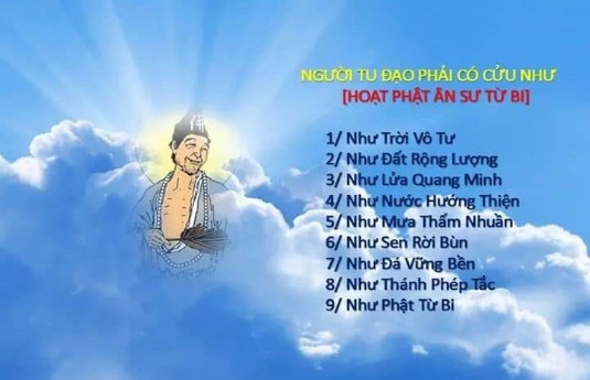 Người Tu Đạo Phải Có Cửu Như